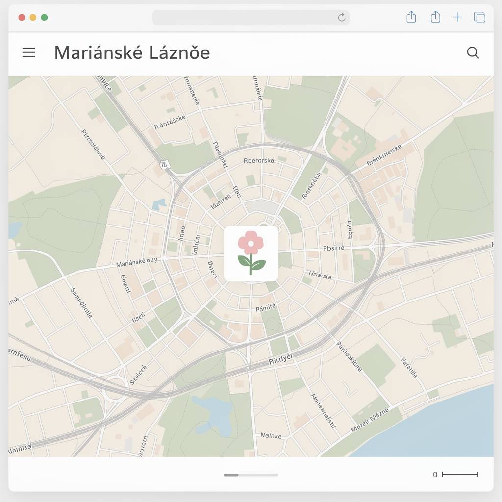 Mapa prodejny